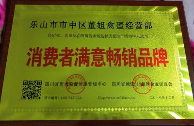 消费者满意畅销品牌